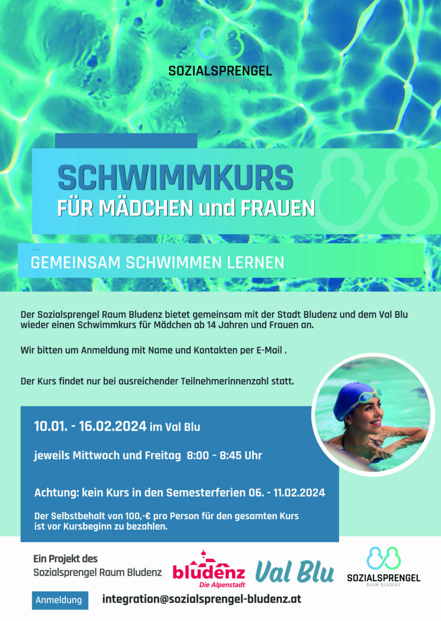Schwimmkurs für Mädchen und Frauen